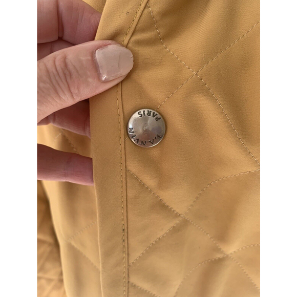 Mens LANVIN Quilted Jacket, Tan, Medium - Picture 3 of 12